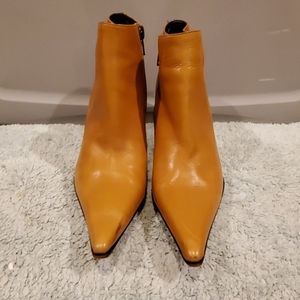 Sable Tan Leather Booties